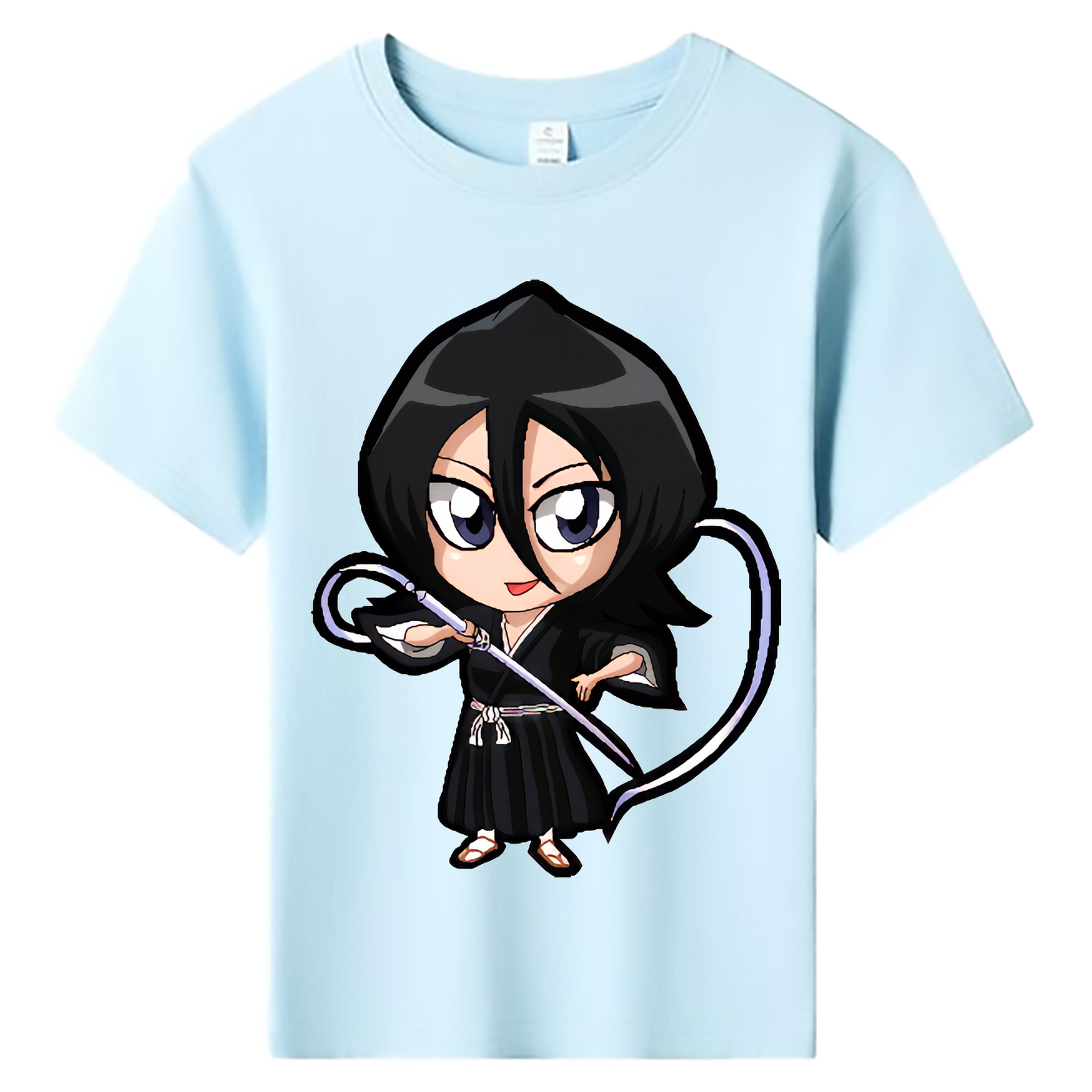 （画像用） ブリーチ 朽木ルキア BLEACH Kuchiki Rukia 綿100％キッズTシャツ（フロントプリント）